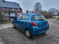 Second-hand Mitsubishi Space Star 71 CP (52 kW) 2014 Albastru Monovolum