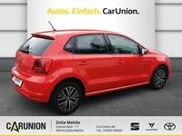 Second-hand VW Polo Allstar 90 CP (66 kW) 2016 Roșu Berlinǎ