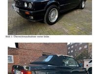 gebraucht BMW 318 Cabriolet E30 i diamantschwarz triple black
