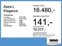 Gebraucht Opel Astra Elegance 131 PS (96 kW) 2023 Jade weiss/arktis weiss Limousine