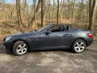 Gebraucht Mercedes SLK200 184 PS (135 kW) 2014 Grau Cabrio