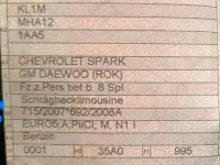 Occasion Chevrolet Spark LS 68 ch (50 kW) 2011 Rouge Citadine