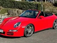 Gebraucht Porsche 911 Carrera 4S Cabriolet 355 PS (261 kW) 2007 Rot Cabrio