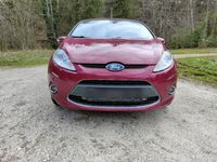 gebraucht Ford Fiesta 1.6 TDCI Diesel 2008 rot 211186 Km