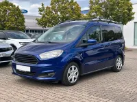 Gebraucht Ford Tourneo Courier Titanium 101 PS (74 kW) 2017 Indicblau metallic Van / Kleinbus