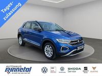 Neu VW T-Roc Style 150 PS (110 kW) 2025 Ravennablau metallic / schwar SUV