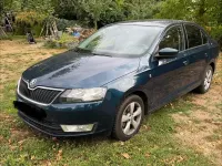 Gebraucht Skoda Rapid Elegance 105 PS (77 kW) 2013 Blau Kleinwagen