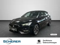 Gebraucht Seat Leon FR 110 PS (80 kW) 2023 Midnight schwarz metallic (metallic) Limousine