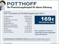 gebraucht VW Golf VII VII Variant 2.0 TDI DSG Highline Navi ACC L