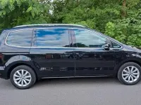 Gebraucht VW Sharan Highline 150 PS (110 kW) 2018 Schwarz Van / Kleinbus