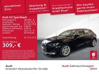 Gebraucht Audi A3 Advanced Plus 116 PS (85 kW) 2024 Brillantschwarz Limousine