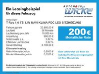 Gebraucht VW T-Roc Life 110 PS (80 kW) 2024 Grau SUV