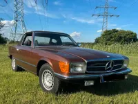 Gebraucht Mercedes SL280 186 PS (136 kW) 1975 Braun Cabrio