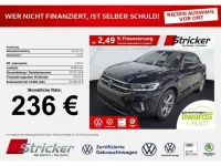 Gebraucht VW T-Roc Cabriolet R-line 150 PS (110 kW) 2025 Deep black perleffekt schwarz Cabrio