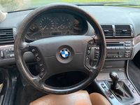 gebraucht BMW 320 e 46 i Kombi schwarz LPG 6 Zyl. TÜV AU bis März 2026