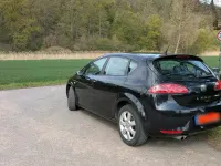 Gebraucht Seat Leon 105 PS (77 kW) 2008 Schwarz Kleinwagen