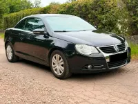 Gebraucht VW Eos 122 PS (89 kW) 2009 Schwarz Cabrio