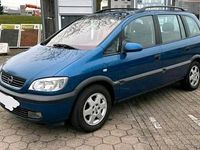 Gebraucht Opel Zafira Eco 101 PS (74 kW) 2001 Blau Van / Kleinbus