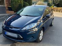 Gebraucht Ford Fiesta 60 PS (44 kW) 2009 Blau Kleinwagen