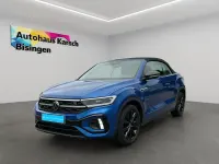 Gebraucht VW T-Roc Cabriolet R-line 150 PS (110 kW) 2022 Ravennablau (metallic) Cabrio