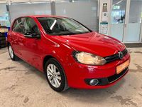 Gebraucht VW Golf VI Style 105 PS (77 kW) 2011 Rot Kleinwagen