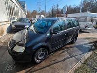 Gebraucht VW Touran 116 PS (85 kW) 2003 Schwarz Van / Kleinbus