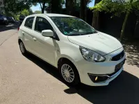Gebraucht Mitsubishi Space Star Basis 71 PS (52 kW) 2018 Weiß Kleinwagen