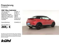 Gebraucht VW T-Roc Cabriolet Style 150 PS (110 kW) 2023 Rot Cabrio