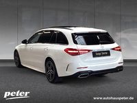 Gebraucht Mercedes C200 AMG 163 PS (119 kW) 2024 Unilack polarweiß Kombi