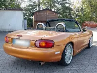 Gebraucht Mazda MX5 110 PS (80 kW) 1998 Gold Cabrio