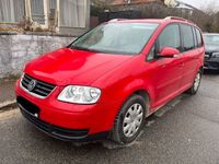 gebraucht VW Touran Rot 7 Sitze Diesel