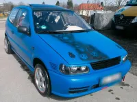 Gebraucht VW Polo 60 PS (44 kW) 1995 Blau Kleinwagen