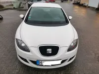 Używany Seat Leon Style 102 KM (75 kW) 2009 Biały Hatchback