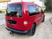 Second-hand VW Caddy Maxi 102 CP (75 kW) 2012 Roșu Monovolum