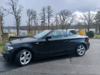 Gebraucht BMW 118 Cabriolet Sport Line 143 PS (105 kW) 2010 Schwarz Cabrio