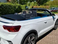 Gebraucht VW T-Roc Cabriolet R-line 150 PS (110 kW) 2022 Weiß Cabrio