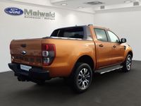 gebraucht Ford Ranger Doppelkabine 4x4 Wildtrak 2.0 TDCi Panther Allrad AHK Navi Bi-Xenon Sperrdiff.