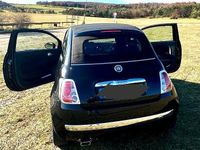 Gebraucht Fiat 500 Lounge 69 PS (50 kW) 2011 Schwarz Cabrio