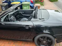 Gebraucht Mercedes SLK320 218 PS (160 kW) 2000 Schwarz Cabrio