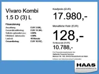 Gebraucht Opel Vivaro 120 PS (88 kW) 2020 Jade weiss/arktis weiss Van / Kleinbus