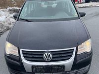 Gebraucht VW Touran Conceptline 140 PS (102 kW) 2008 Schwarz Van / Kleinbus
