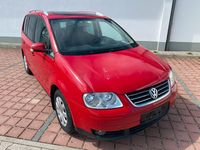 Gebraucht VW Touran Highline 116 PS (85 kW) 2004 Rot Van / Kleinbus