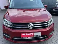 Używany VW Caddy Highline 131 KM (96 kW) 2020 Czerwony Minivan
