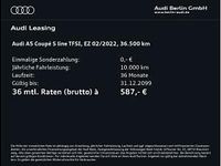 Gebraucht Audi A5 S-Line 150 PS (110 kW) 2022 Grau (daytonagrau perleffekt) Coupé