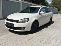Gebraucht VW Golf VI Comfortline 105 PS (77 kW) 2010 Weiß Kleinwagen