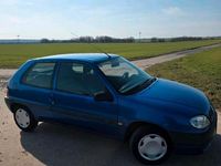 Gebraucht Citroën Saxo 60 PS (44 kW) 2001 Blau Kleinwagen