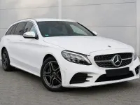 Gebraucht Mercedes C220 AMG line 194 PS (142 kW) 2019 Weiß Limousine