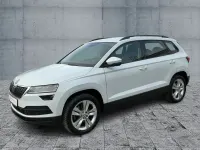 Gebraucht Skoda Karoq Style 150 PS (110 kW) 2021 Moonweiss metallic SUV