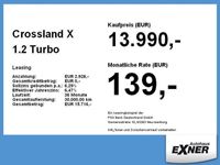 gebraucht Opel Crossland X 1.2 Turbo 2020 LED Scheinwerfer, DAB