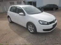 Gebraucht VW Golf VI Trendline 80 PS (58 kW) 2009 Weiß Kleinwagen